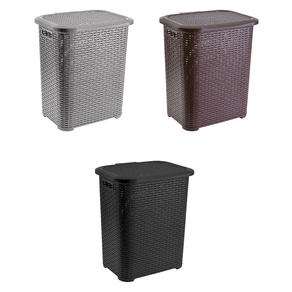 Tuffex Rattan Laundry Basket 45L
