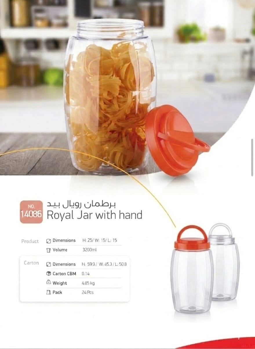 Royal Jar with hand (3200ML)