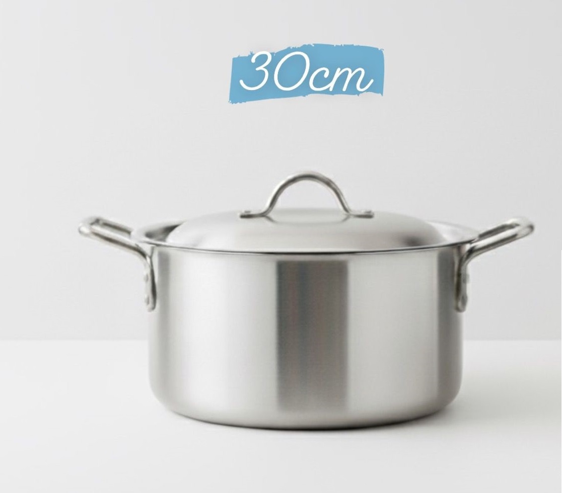 Premium Metal Finish Casserole 30CM (Shrink Wrapped-Bar Coded)