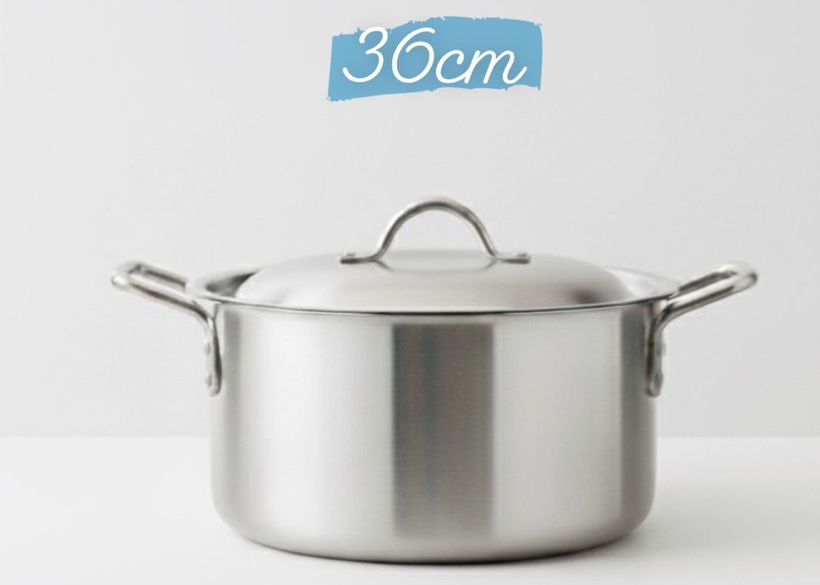 Premium Metal Finish Casserole 36CM (Shrink Wrapped-Bar Coded)