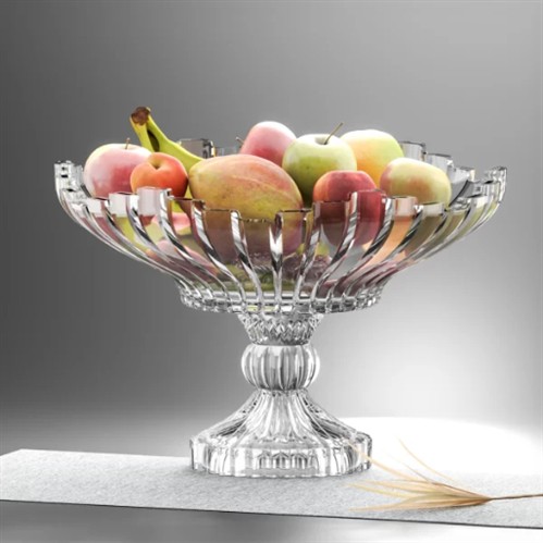 Extra large Glass Fruit Bowl  30cm