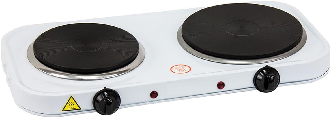 Electric Hot Plate, Double 1000W-1500W