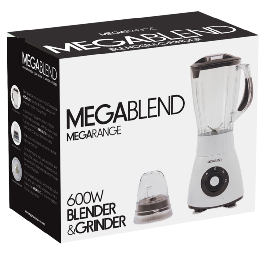 Megablend Blender & Grinder Black