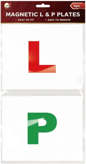 4pc Magnetic L & P Plates