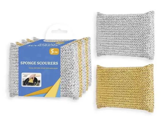5pc Sponge Scourers