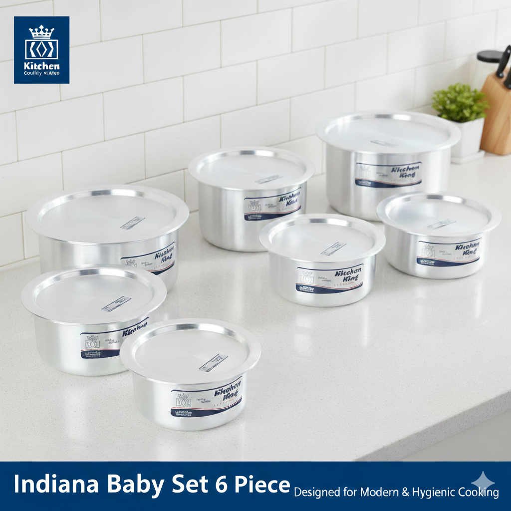 KK Metal-Finish Indiana Baby Set 6 PCS (12-13-14 CM)
