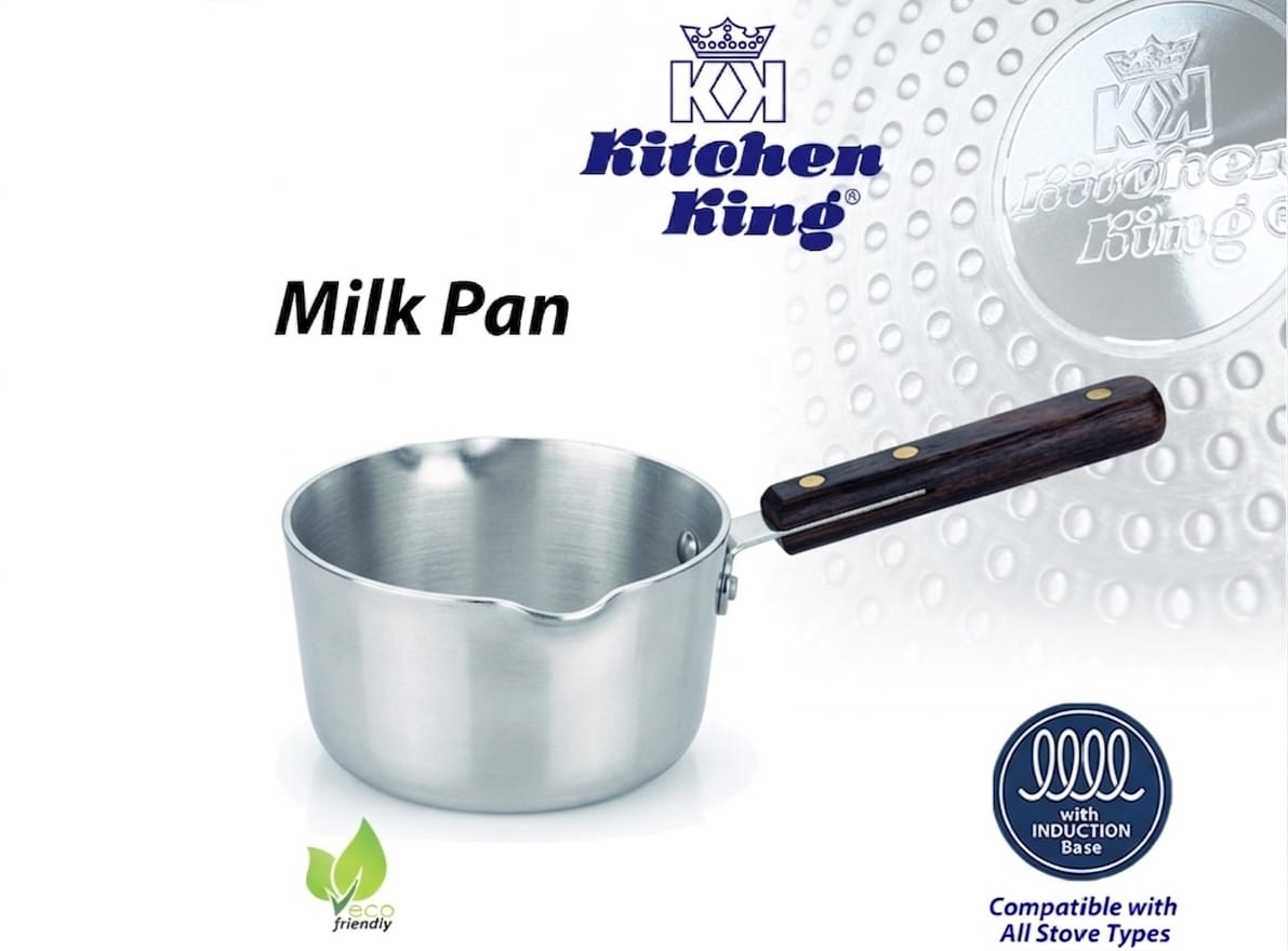 KK Metal Finish Milk Pan (Induction) (7INC/ 18CM )