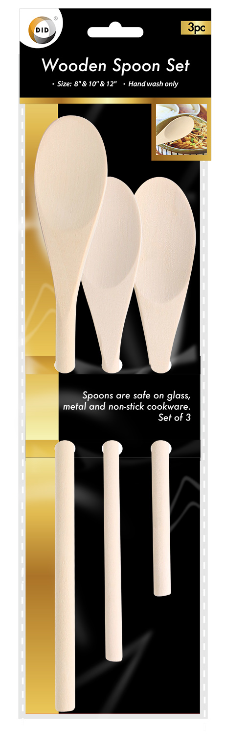 Wooden Spoon Set 3pc