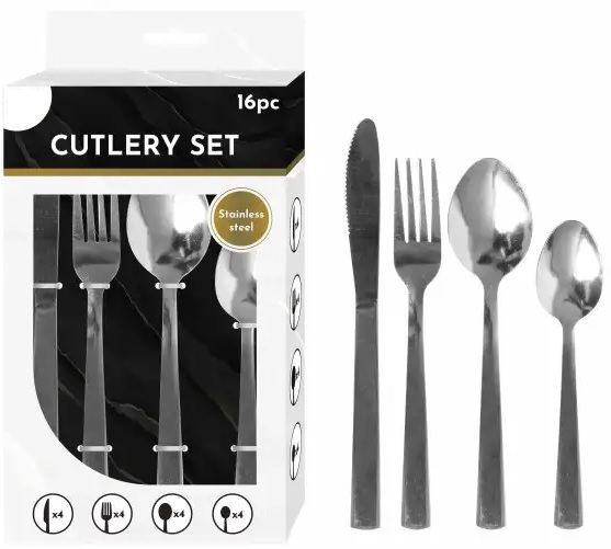 16pc Stainless Steel Cutlery Set