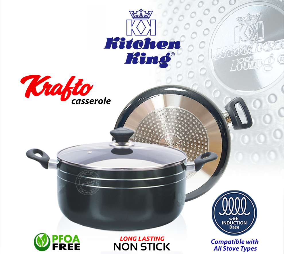 KK Krafto Casserole Non-Stick (20CM) (INDUCTION)