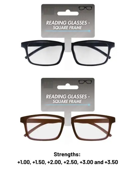 Reading Glasses - Square Frame