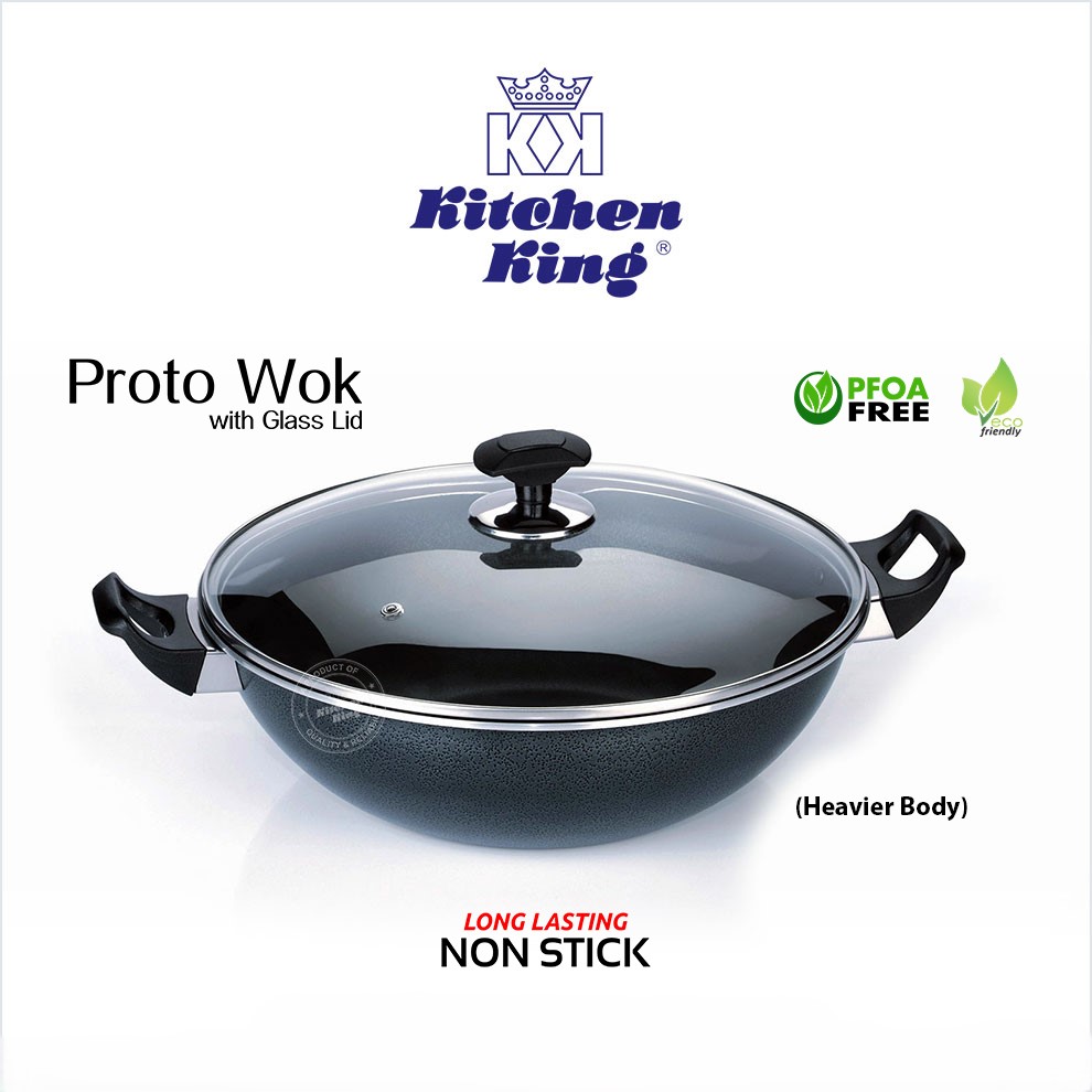 KK Non-Stick Proto Wok (Induction) 28 CM