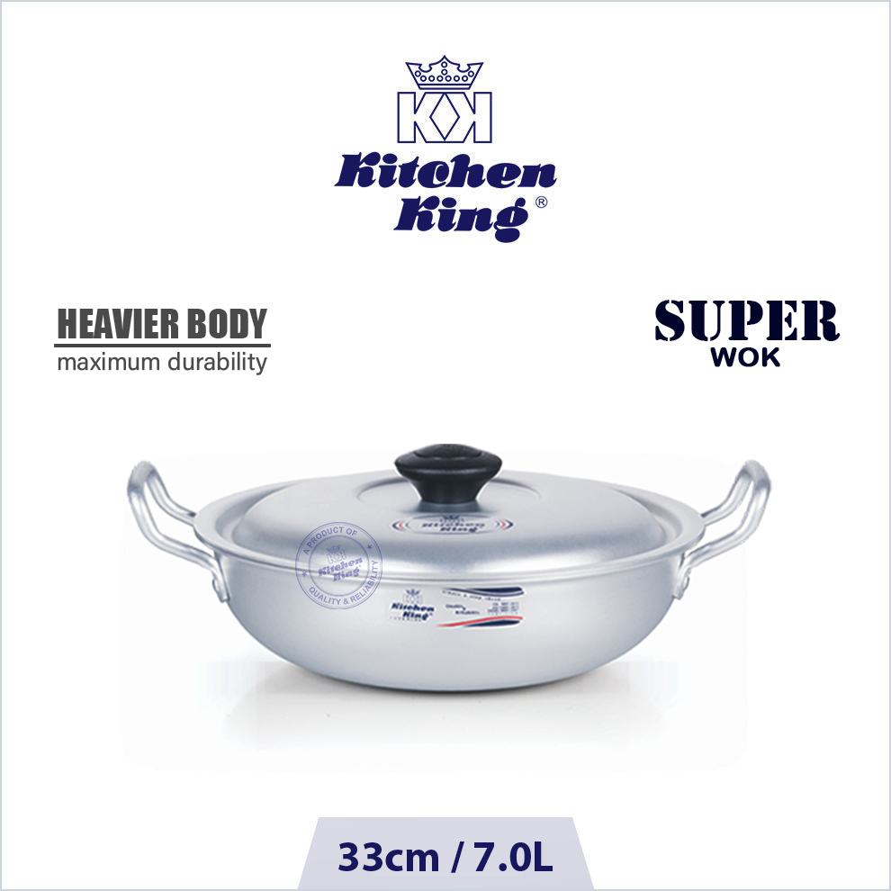 KK Metal-Finish Super Wok (33 CM)