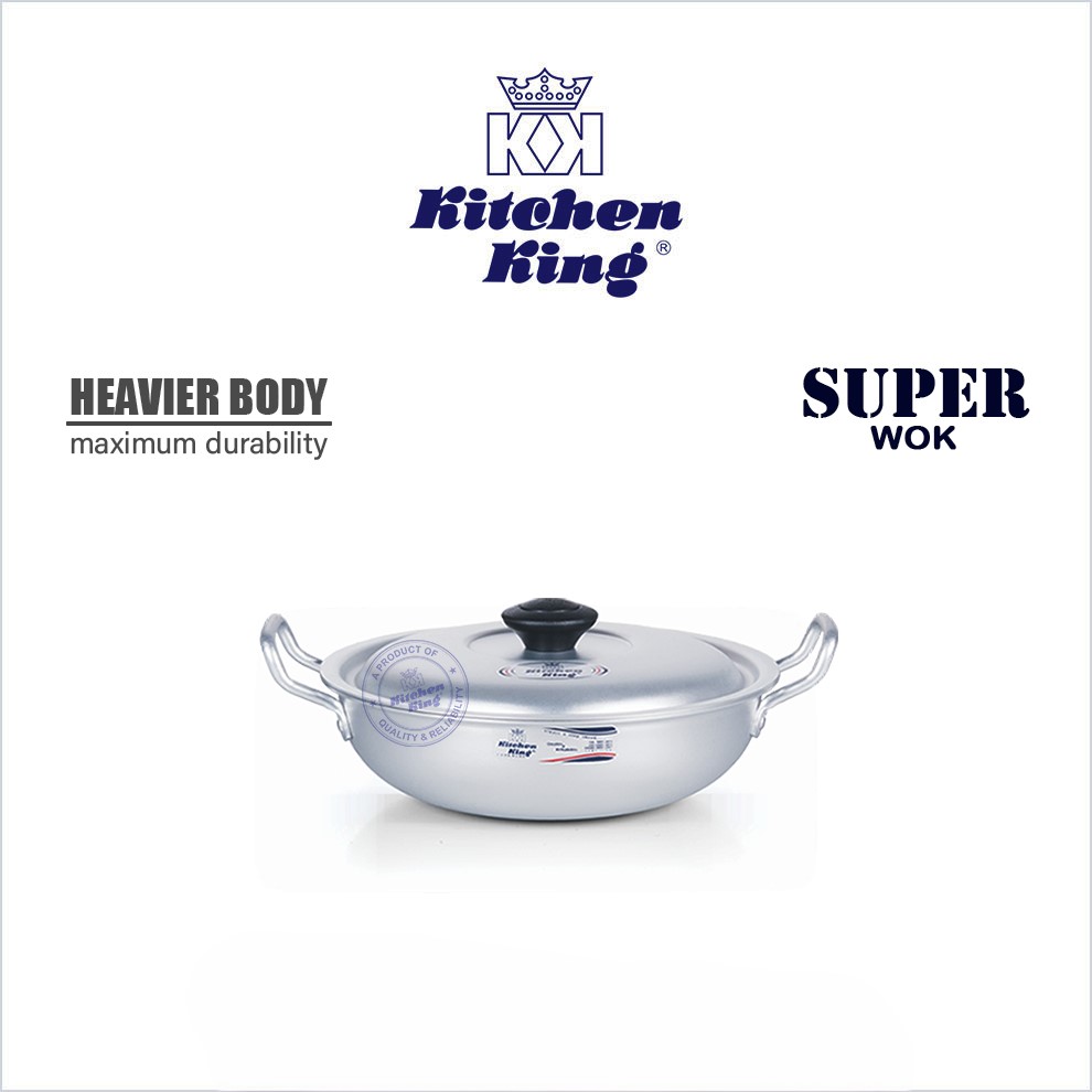 Premium Quality Metal-Finish Super Wok (20 CM)