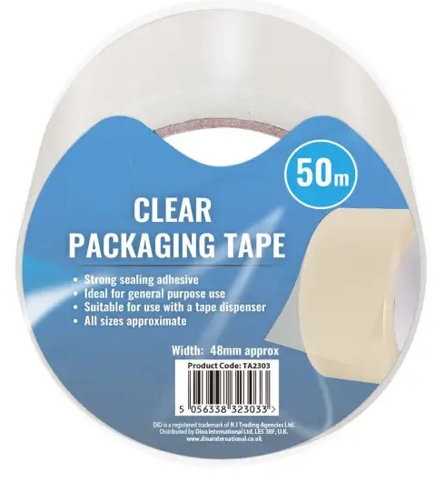 Clear Packaging Tape 50M x 48MM