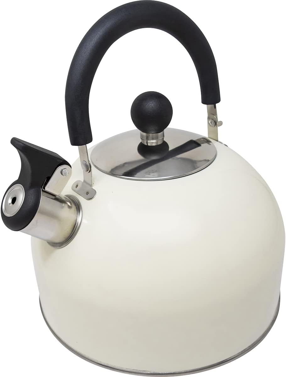 Camping Whistling Kettle  2L (Cream)