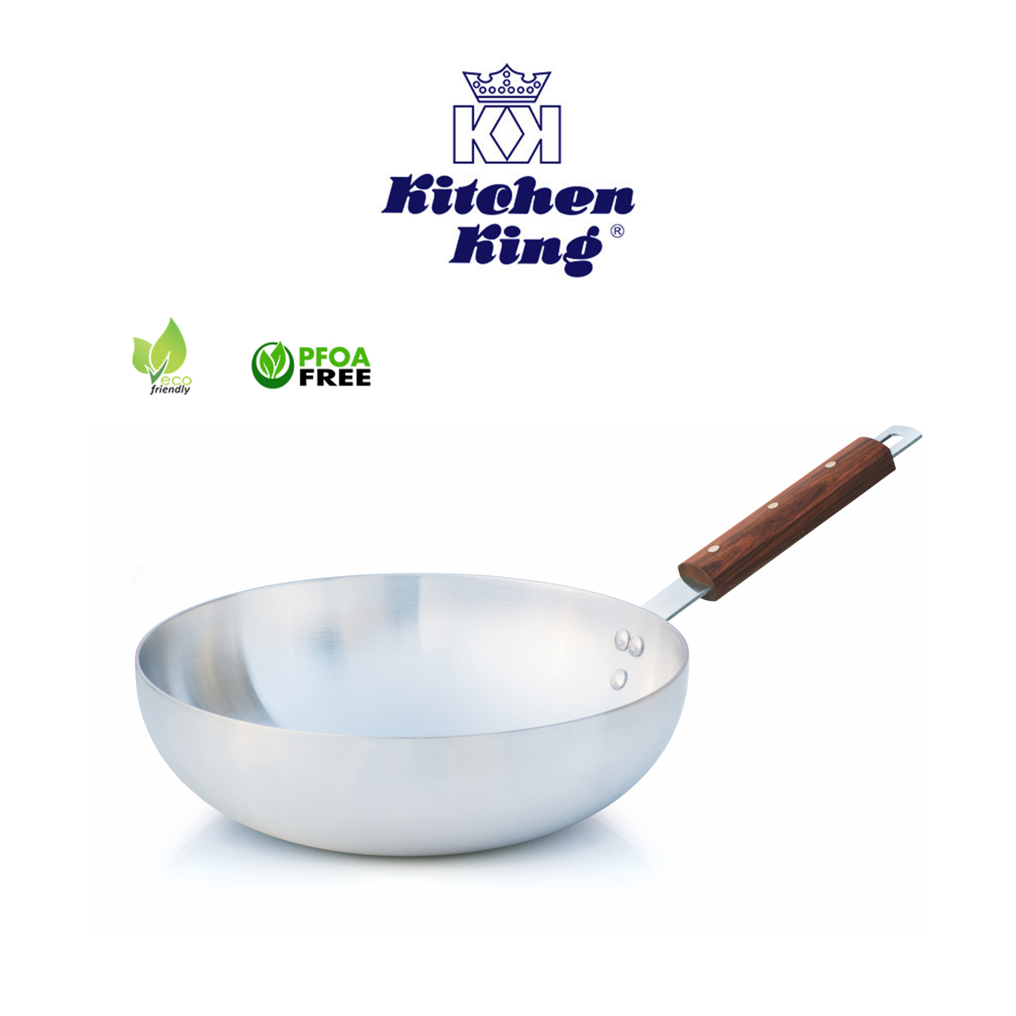 KK Metal Finish Grace Wok (22CM)