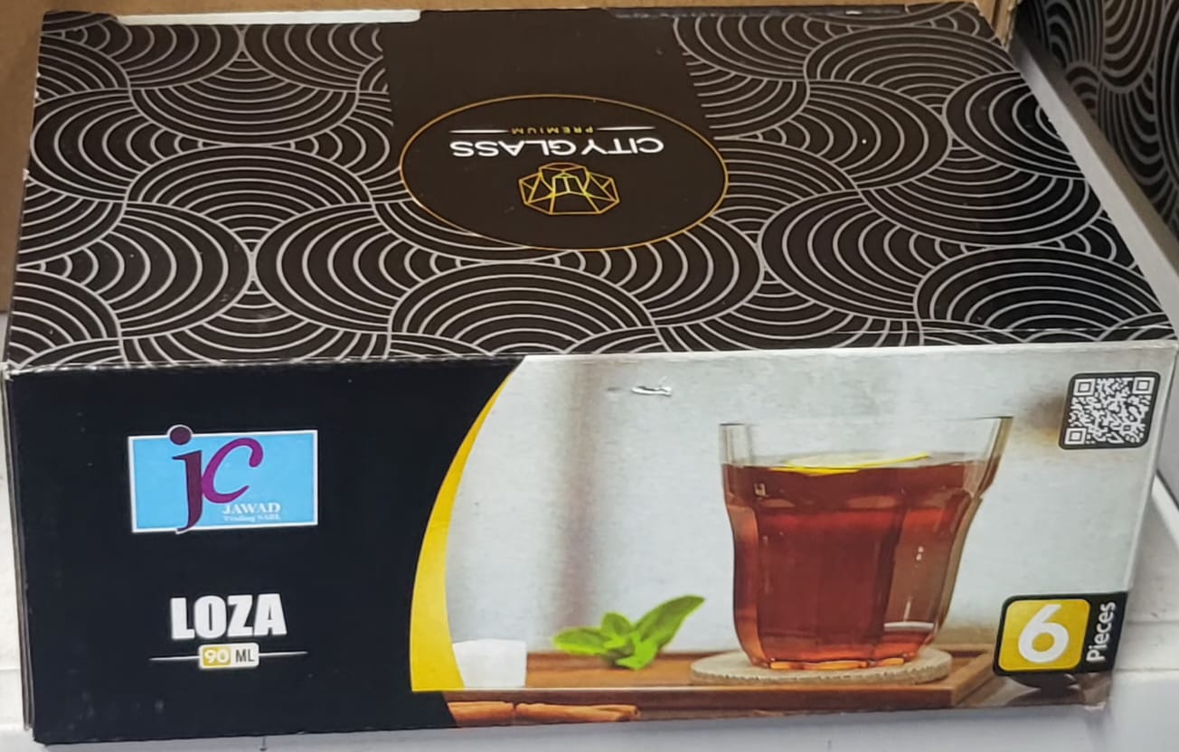 Loza 6 Pieces Glass Set 90ML
